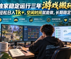 三款AI自动化游戏副业，日入千元，可批量矩阵操作适合新手小白！