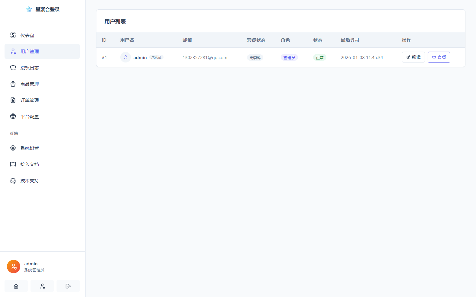 2026全新聚合登录系统源码 一栈式配置全部快捷登录接口-5.png