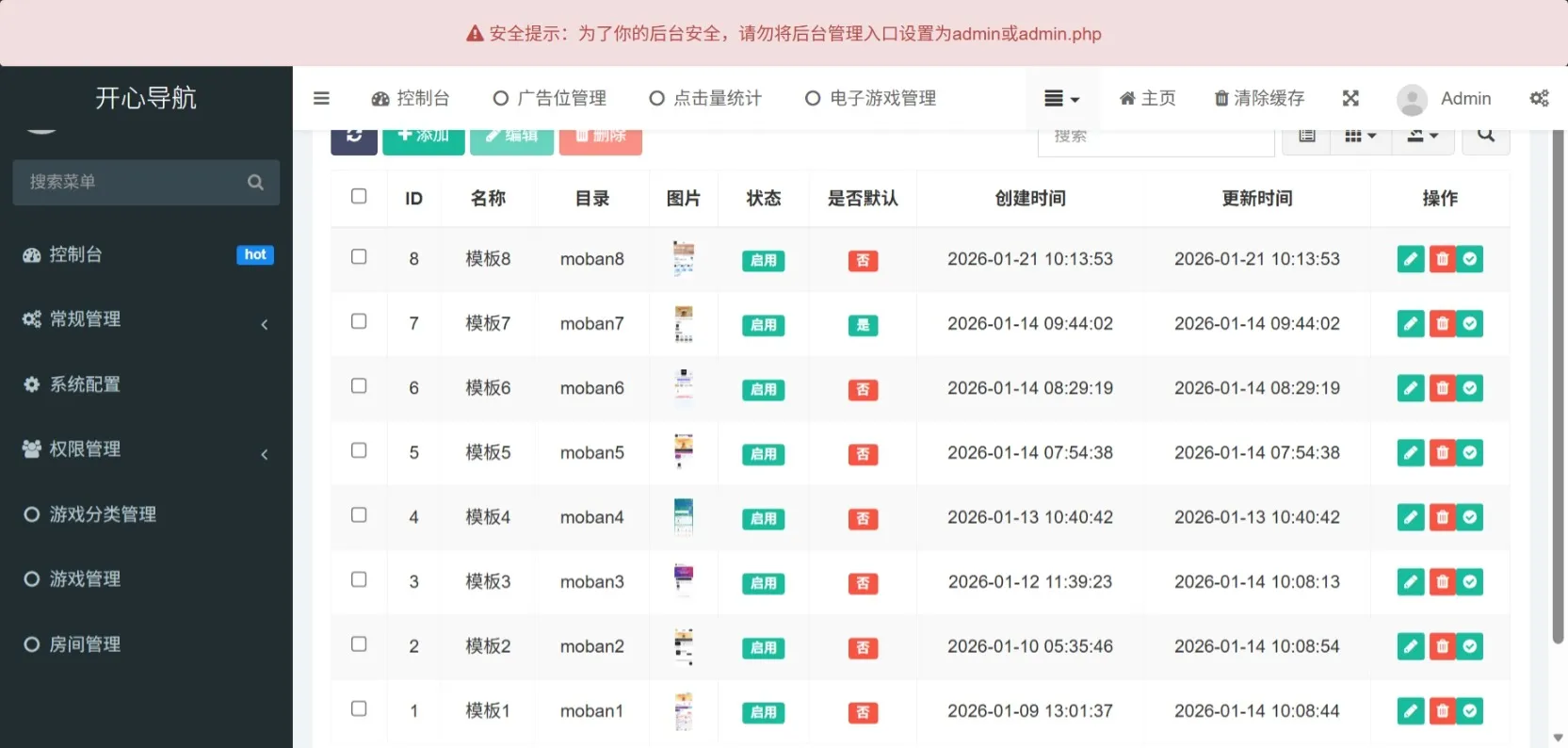 2026最新多模板导航网源码-3.png