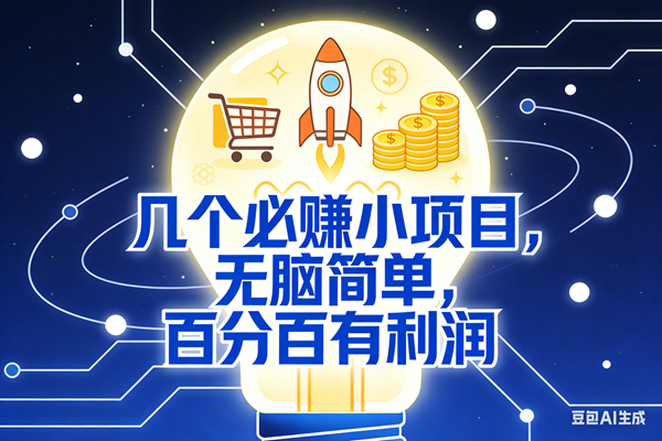 9个必赚小项目，无脑简单，百分百有利润，副业首选，日入300+-1.png