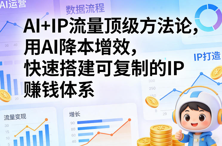 AI+IP流量顶级方法论，用AI降本增效，快速搭建可复制的IP賺钱体系-1.jpg
