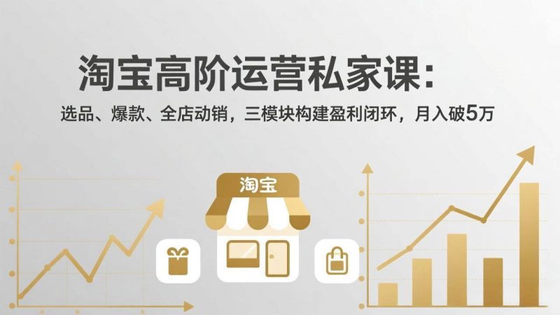 淘宝高阶运营私家课（更新26年4月）：选品、爆款、全店动销，三模块构建盈利闭环，月入破5万-1.jpg