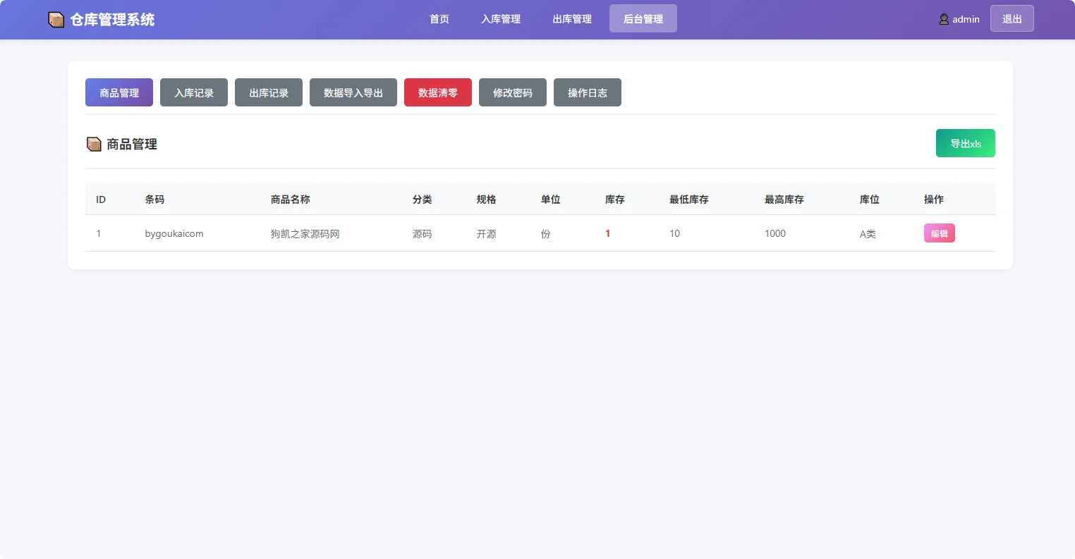 仓库管理系统源码 小型企业商铺库存管理支持扫码枪-3.png