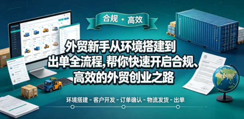 外贸新手从环境搭建到出单全流程，帮你快速开启合规、高效的外贸创业之路-1.jpg