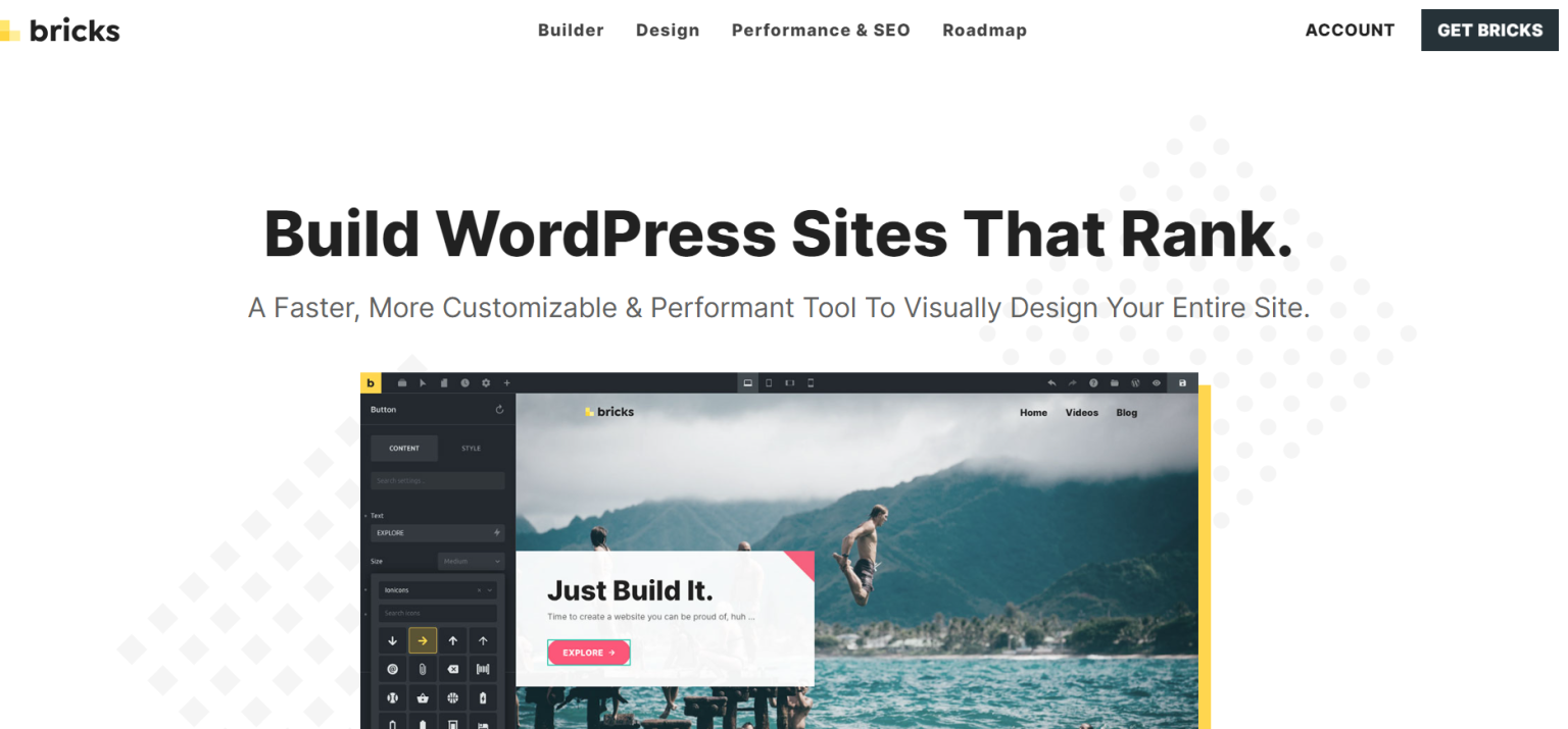WordPress主题–Bricks Builder v2.3.9 破解版，自带可视化编辑器的主题-1.png
