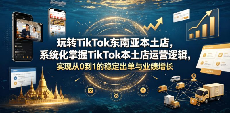 玩转TikTok东南亚本土店，系统化掌握TikTok本土店运营逻辑，实现从0到1的稳定出单与业绩增长-1.jpg