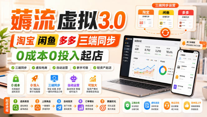 绅白不白·薅流虚拟3.0丨淘宝闲鱼多多三端同步丨0成本0投入起店-1.jpg