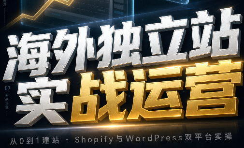 海外独立站实战运营：从O到1建站·Shopify与WordPress双平台实操-1.png