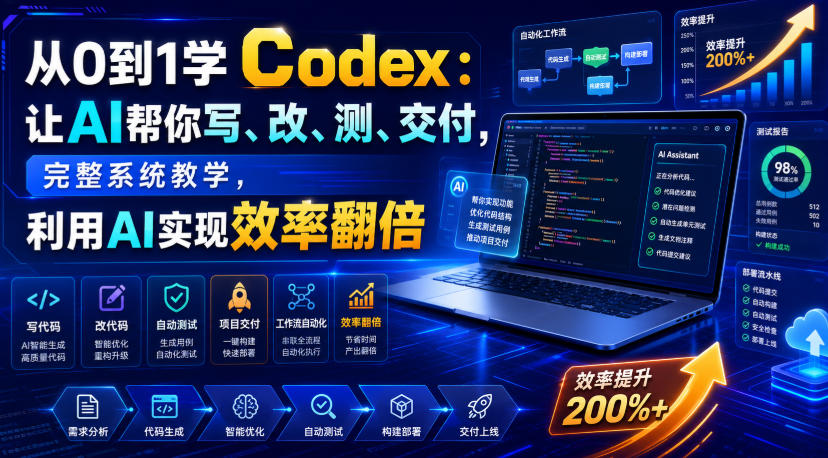 从0到1学Codex：让AI帮你写、改、测、交付，完整系统教学，利用AI实现效率翻倍(更新0918)-1.jpeg