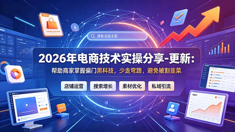 2026年电商技术实操分享-更新9月：帮助商家掌握偏门黑科技，少走弯路，避免被割韭菜-1.jpeg