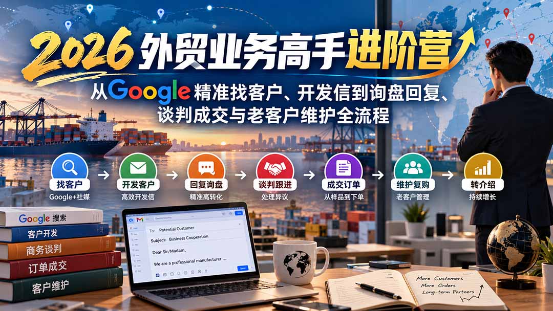 2026外贸业务高手进阶营：从Google精准找客户、开发信到询盘回复、谈判成交与老客户维护全流程-1.jpeg