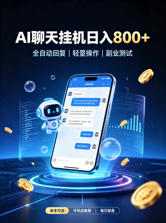 AI聊天挂G项目，日入800➕，全自动操作，适用个人副业，支持工作室矩阵操作【揭秘】-1.jpeg