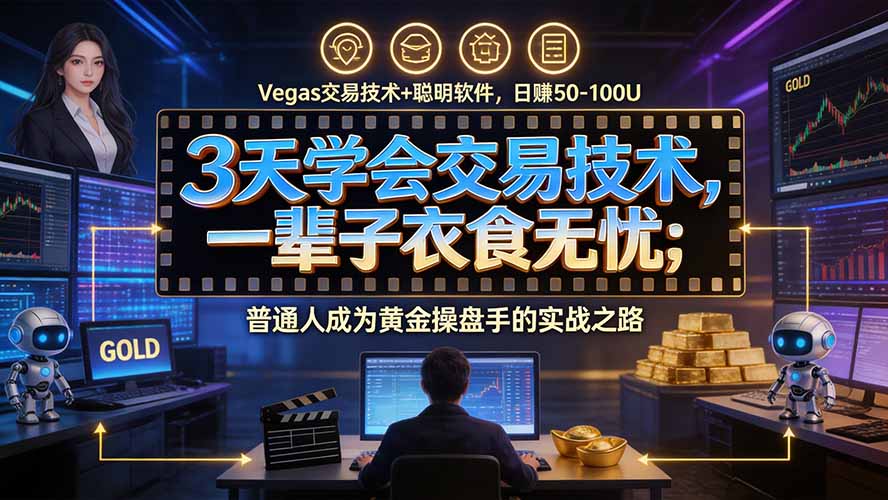 3天学会做交易，普通人快速成为操盘手” Vegas交易系统+聪明软件 ， 日赚50-1000U， 长期稳定，小白轻松上手-1.jpeg