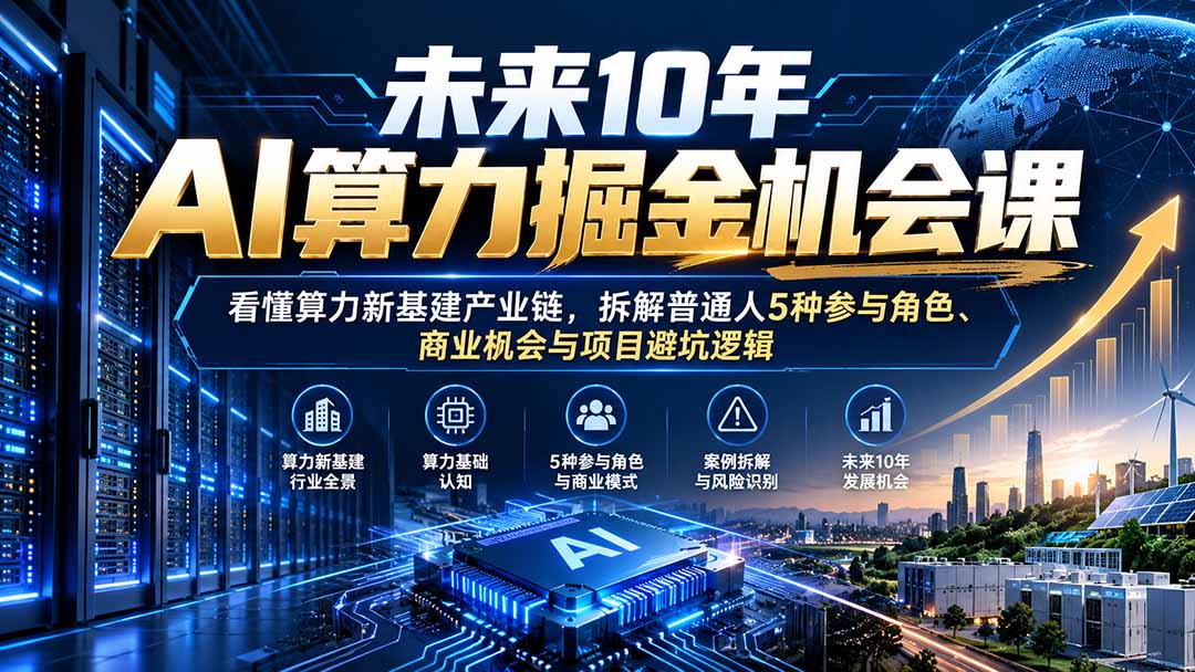未来10年AI算力掘金机会课：看懂算力新基建产业链，拆解普通人5种参与角色、商业机会与项目避坑逻辑-1.jpeg