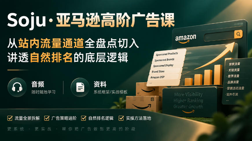 亚马逊高阶广告课，从站内流量通道全盘点切入，讲透自然排名的底层逻辑(直播+音频+资料)-1.jpeg