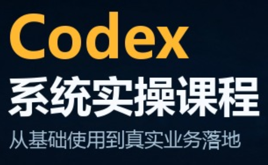 Codex 系统实操课程 从基础使用到真实业务落地-1.png