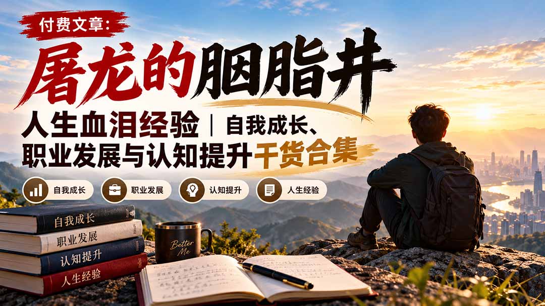 付费文章：屠龙的胭脂井人生血泪经验｜自我成长、职业发展与认知提升干货合集-1.jpeg