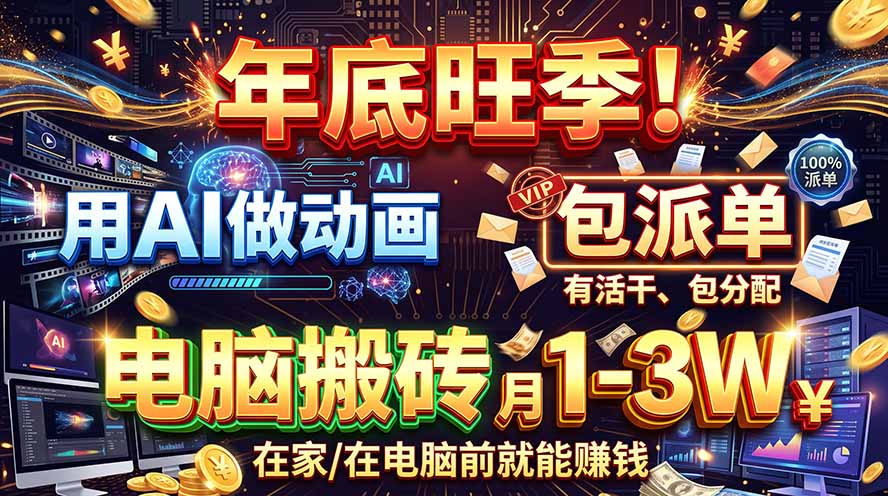AI代做动画，旺季捡钱！一单500-1000+，提供做单渠道，新手可做！-1.jpeg