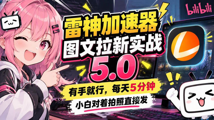 雷神加速器图文拉新实战5.0，有手就行，小白对着拍照发-1.jpeg