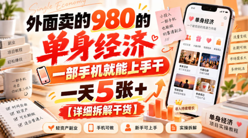 外面卖的980的单身经济，一部手机就能上手干，一天5张+【详细拆解干货】-1.jpeg