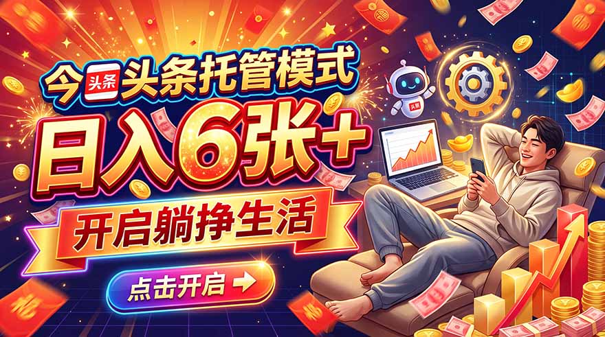 今日头条AI托管模式，每天5分钟，最高月入5000+，操作超简单，零门槛-1.jpeg