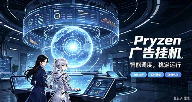 Pryzen广告全自动挂机给自己一个交代，门槛低，零基础小白也可以快速上手-1.jpeg