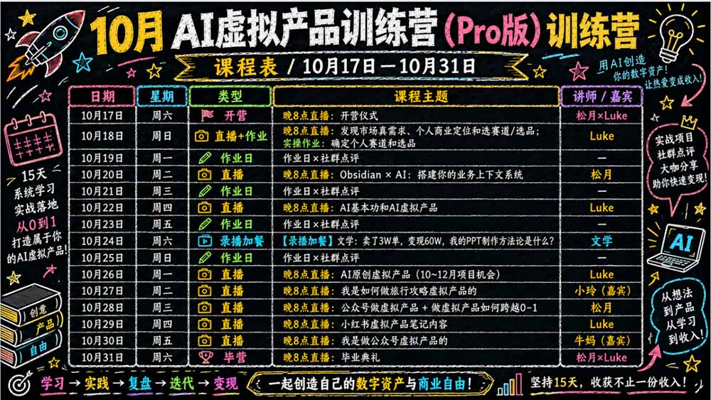 AI虚拟产品10月训练营(Pro版15天学会选品定位、AI制作数字资料、 小红书引流与公众号变现，打造一人公司-3.jpeg