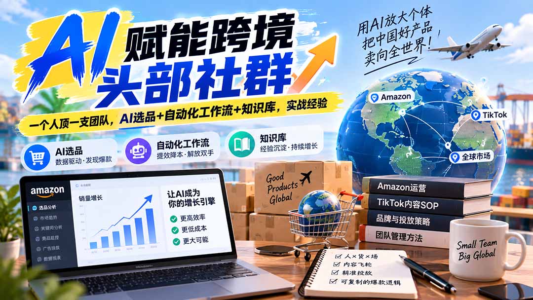 AI赋能跨境头部社群-更新1023：一个人顶一支团队，AI选品+自动化工作流+知识库，实战经验-1.jpeg