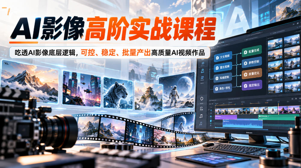 AI影像高阶实战课程，吃透AI影像底层逻辑，可控、稳定、批量产出高质量AI视频作品-1.jpeg