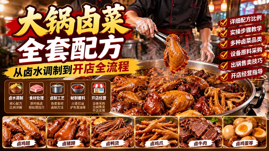 大锅卤菜全套配方，从卤水调制到开店全流程，感觉学会了去摆摊也不错-1.jpeg