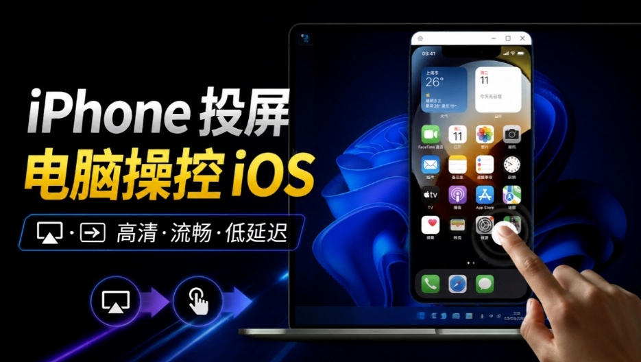 iPhone投屏到Windows电脑，还支持操控IOS系统，多台设备能同时上屏，有点意思iPhoneMirror-1.jpeg