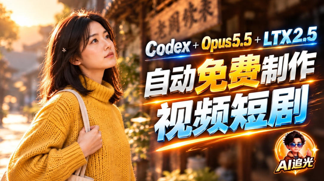 【无水印】Codex出图+免费LTX-2.5生成视频，Claude Opus 5.5全自动剪出1分钟情感短剧《停了的表》-1.jpeg