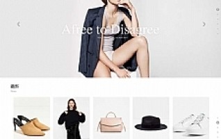ӦʽӰװվԴ HTML5ƷŮװվģ(Ӧƶ)