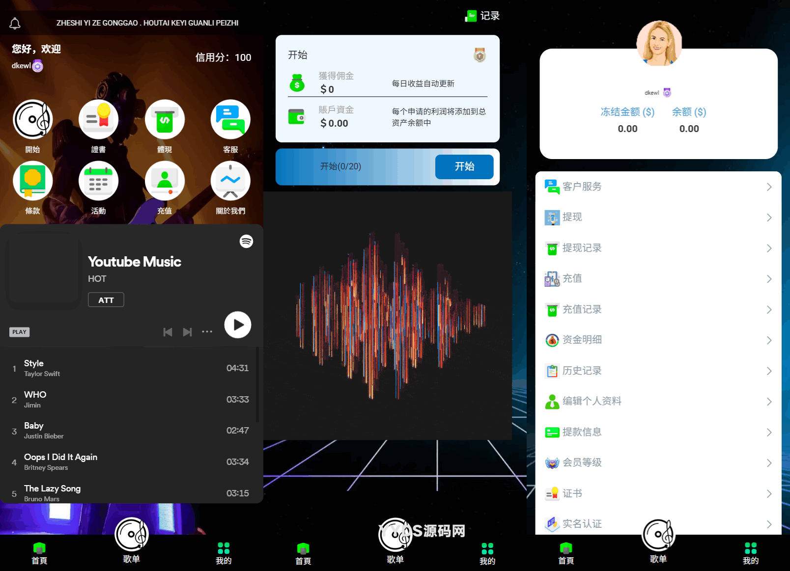 海外多语言音乐刷单抢单源码/连单卡单/叠加组规则/打针/前端html/后端PHP 海外多语言音乐刷单抢单源码/连单卡单/叠加组规则/打针/前端html/后端PHP